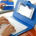 thumbnail image 3 of IKemiter Mini Clavier Bluetooth Sans Fil Portable avec Étui en Cuir pour Téléphone Intelligent, 3 of 6