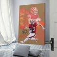 thumbnail image 3 of Christian McCaffrey Sport Poster Prints Canvas Art Poster and Wall Art Picture Print Modern Family bedroom Decor Posters 16x24inch(40x60cm), 3 of 6