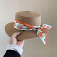 thumbnail image 2 of Beach Sun Hat, for Women - Vacation, Honeymoon Embroidered Straw Hat - Big, Foldable, Large Brim, 2 of 5