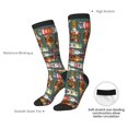 thumbnail image 4 of Honeii Alcohol Bottles Print Long Socks,Novelty Design Socks Gift for Men and Women,Crew Socks,Calf Socks, 4 of 6