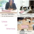thumbnail image 4 of TOWON Pink Desktop Glass Whiteboard with Calculator, Mirror, Organizer, Marker, Holder - Women Small Desk Dry Erase White Board for Memo, Notes, TODO List, Home Office Pizarra, 4 of 11