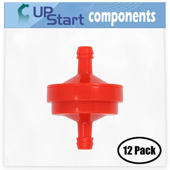 12-Pack 394358 Fuel Filter Replacement for Craftsman 247288870 Lawn Tractor - Compatible with 298090S Fuel Filter 150 Micron