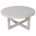 thumbnail image 5 of "East at Main Natural Wood Modern Round X-Frame Coffee Table, 36"" Diameter x 18"" Height", 5 of 6
