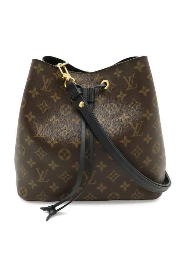 Pre-Owned LOUIS VUITTON Louis Vuitton Monogram Neo Noe Shoulder Bag, Noir Black M44020