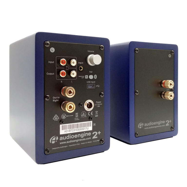 美品 Audioengine A2+ Wireless ネイビー 元箱付 Audioengine A2+ S6 Next Gen Powered Desktop Monitors with