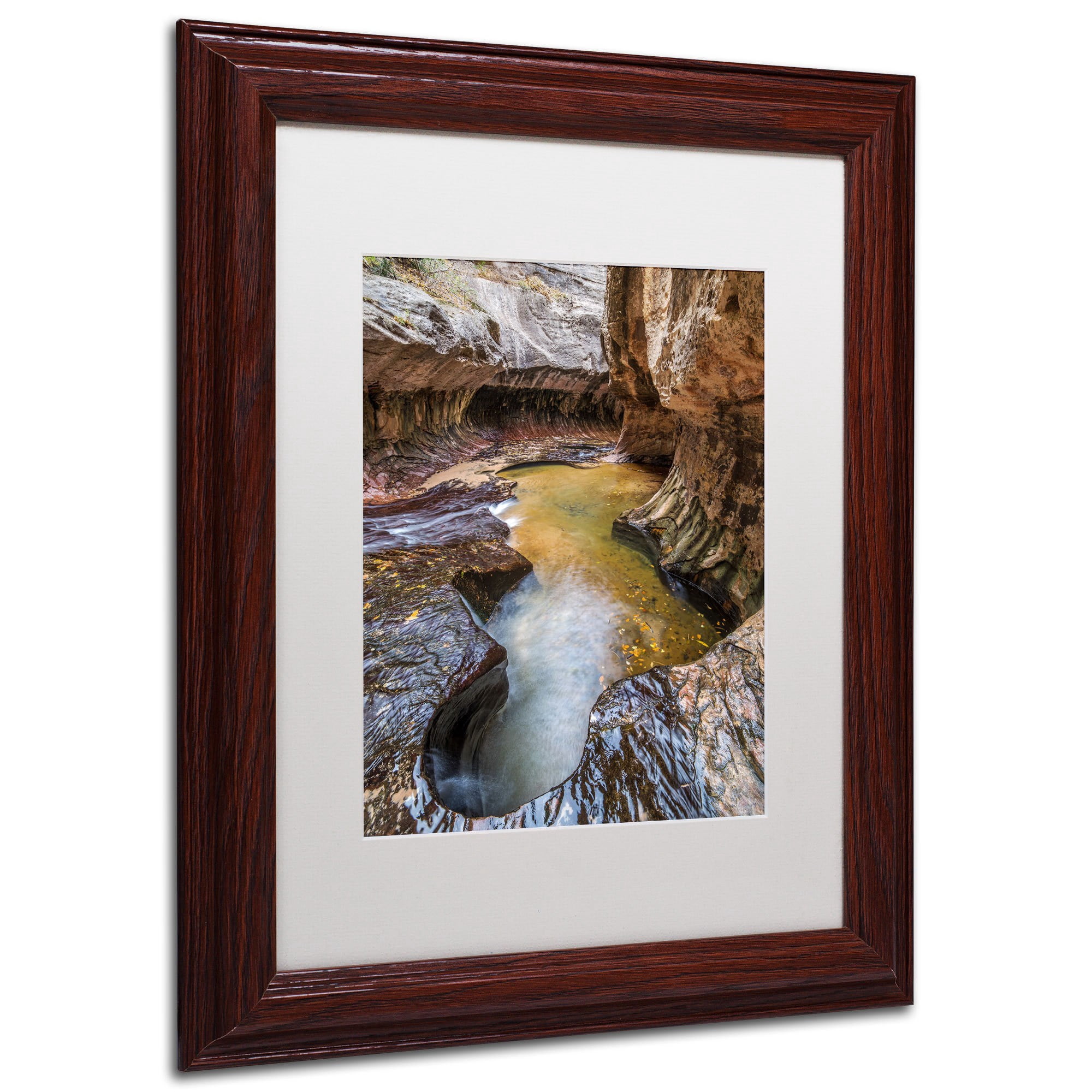 Trademark Fine Art "Subway 14mm" Canvas Art by Pierre Leclerc, White Matte/Black Frame
