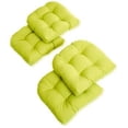 thumbnail image 3 of Blazing Needles 19-inch U-Shaped Twill Tufted Dining Chair Cushions (Set of 4), 3 of 3