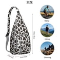 thumbnail image 3 of Fashion Leopard Sling Backpack - Runway-Inspired Print, Lightweight Durable Shoulder Bag, 3 of 4