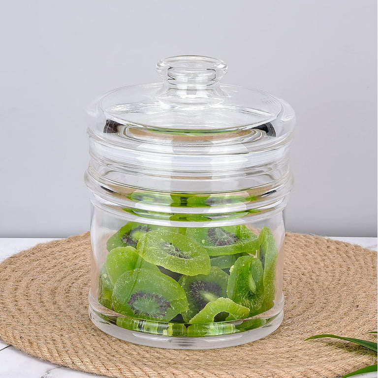 Reinforced Large Acrylic Storage Jar, Airtight Lid Cookie Jar