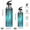 thumbnail image 2 of Yayeee 20oz Insulated Water Bottle Double Wall Stainless Steel with Flip Straw Lid, Magical Forest, 2 of 7