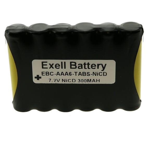 Exell 7.2V 300mAh NICD w/TABS for 1:18 RC Car Racing HPI RS4 Micro Cars