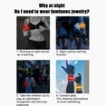 thumbnail image 6 of Yuioop Light Up Arm Bands for Running, Light Up Led Armband for Running Rechargeable LED Armband High Visibility Reflective Running Gear For Night Safety, Led Armbands for Night Safety Blue, 6 of 8