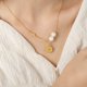 thumbnail image 2 of Joyería colgante del collar de la gota de concha del alto brillo, joyería colgante del collar de la moda para las mujeres, 2 of 5