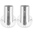 thumbnail image 1 of AURARMLET Closet Pole Socket Heavy Duty Rod Brackets for Closet Organization 2Pcs, 1 of 8