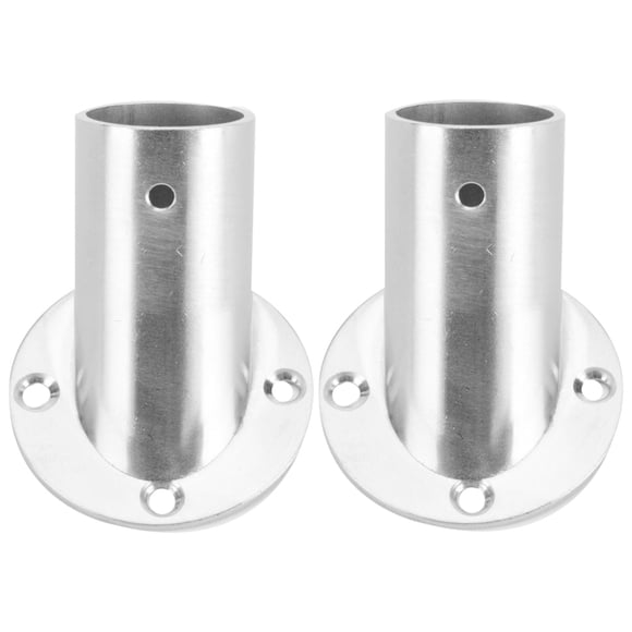 AURARMLET Closet Pole Socket Heavy Duty Rod Brackets for Closet Organization 2Pcs