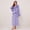 Lavender, variant on Womens Hooded Plush Long Robe, Soft Warm Fleece Bathrobe for Women Fluffy Cute Spa Robe( Lavender, S/M)