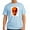 Light Blue, variant on CafePress - Orange Skull Ash Grey T Shirt - Men's Classic Graphic T-Shirt
