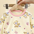 thumbnail image 6 of TOWED22 Baby Girl Toddler Clothes Fall Winter Outfits Long Sleeve Soft Sweatshirt + High WaistFit Joggers 2pcs Set for School Daily Wear(Pink,8-9 Y), 6 of 6