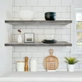 thumbnail image 2 of Sorbus 3-Pack 35"x9" Floating Wall Shelves for Bedroom, Kitchen, Bathroom, Home Décor, Gray, 2 of 6