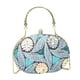 thumbnail image 4 of Bolso para mujeres embrague de bolsas de noche bolsa bordado floral elegante fiesta de bolso Azul, 4 of 8