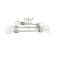 thumbnail image 4 of Millennium Lighting  Decco 6 Light Pendant Fixture in Matte Black Polished Nickel Polished, 4 of 5