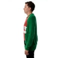 thumbnail image 2 of #followme Mens Ugly Christmas Sweater - Sweaters for Men 6774-10195-XXL (Green - Santa, Medium), 2 of 3