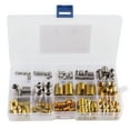 thumbnail image 1 of Slotted Inserts Thread Slotted Insert, 116Pcs Steel Wire Thread Inserts Combination Set Self Tapping Thread Insert , For Thread Repair Furniture For Soft Woods, 1 of 8