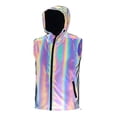 thumbnail image 2 of Veste à Capuche pour Hommes, Vélo Extérieur Réfléchissant Coloré, Style de Rue à la Mode pour, 2 of 9