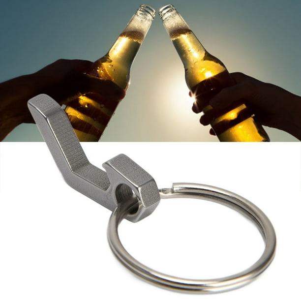 Beer bottle opener keyring best sale