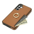 thumbnail image 4 of TECH CIRCLE For Samsung Galaxy A54 5G Case,PU Leather Slim Card Slots Case 360°Rotatable Ring Kickstand Shockproof Protective Women Men Case for Samsung Galaxy A54 5G 6.4" 2023,Brown, 4 of 7