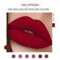 thumbnail image 3 of Lápiz Labial HANDAIYAN 6PCS Mate Hidratante Portátil Tipo 1# 2#, 3 of 7