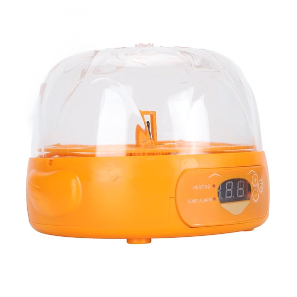 Incubadora De 5 Huevos Para Pollitos, Volteador Automático De Huevos Con Asiento Termómetro Y Control De Humedad, Vela De Huevos, Vista De 360 Con Ventana Transparente,