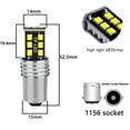 thumbnail image 6 of SHENKENUO For Deere Gator Compact CS CX 12v bulbs US Stock 2X SUPER LED Headlight 6000K ,15SMD,C160, 6 of 12