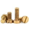 thumbnail image 5 of (10pcs) Brass Slotted word Cylinder Head Screws, M5x30mm, 5 of 5