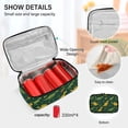 thumbnail image 2 of ALAZA Cute Dinosaur Leaves Lunch Box Insulated Cooler Tote Bag Reusable School Picnic Travel Office, 2 of 7