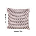 thumbnail image 4 of Xihbxyly Funda de Almohada Love, Acogedora Funda de Cojín de Franela, Elegante Diseño Jacquard 3D, Suave Tejido de Poliéster, Versátil para Sofá Cama, Decoración Del Hogar, Fácil Cuidado, Cremallera, 4 of 7