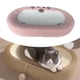 thumbnail image 5 of Cama rascadora de felpa para gatos, salón para mascotas, 56 x 36 x 6 cm, protector de muebles, rascador versátil, ovalado, para afilar las uñas en int, 5 of 7