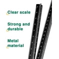 thumbnail image 2 of Engineer Scale Ruler 2 Pack 12-Inch Triangular Ruler Metal Scale Ruler for Blueprints Drafting Ruler for Civil Engineer, Draftsman, 2 of 7
