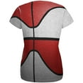 thumbnail image 2 of Championship Basketball White & Red All Over Womens T Shirt, 2 of 2