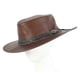 thumbnail image 1 of Australian Kangaroo Leather Crushable Outback Jacaru Hat Large (59-60cm), 1 of 1
