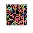 thumbnail image 5 of Rwraps Terrazzo Tile Neon Cube Gloss Vinyl Film Wrap 59in x 22ft Vinyl Vehicle Car Film Sheet Roll, 5 of 9