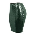 thumbnail image 5 of Women'S Solid Color Sequins Fashion High Waist Slim Casual Half Body Skirt Long Pencil Skirts for Women Western Skirts for Women Tennis Skirt with Shorts Ruched Skirt Poodle Skirt Full Bed Skirts High, 5 of 6