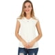thumbnail image 1 of INSPIRE CHIC Blusa De Negocios Oficina Sin Mangas Con Escote V Plisado Top Para Mujer Blanco L, 1 of 6