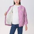 thumbnail image 3 of Cethrio Girls Winter Coats Size 14-16, Zip up Windproof Thermal Cotton Bomber Jackets Purple, 3 of 3