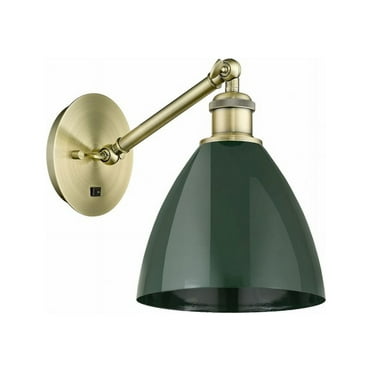 Innovations Lighting - Plymouth Dome - 1 Light Wall Sconce In Industrial