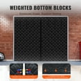 thumbnail image 5 of VEVOR Garage Door Screen for Winter, 10x8FT, Garage Door Insulation Kit, Magnetic Thermal Insulated Door Curtain with 300D Oxford Fabric Heavy Duty Weighted Bottom, Easy Assembly for Garage Door, 5 of 9