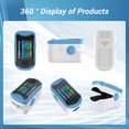 thumbnail image 5 of ChoiceMMed C29 Pulse Oximeter - Fingertip Pulse Oximeter Blood Oxygen Saturation Monitor - Large OLED Screen SPO2 Monitor with Lanyard and Carrying Case, 5 of 8