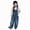 Blue, variant on UACY Kids Girls Ripped Denim Overalls, Sleeveless Baggy Wide Leg Cute Preppy Bib Overall Adjustable Jumpsuit with Pocket (Blue, 12-18 Months)