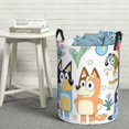 thumbnail image 6 of Silaia Bluey Print Round Laundry Clothes Hamper,Laundry Basket with Handles,Baby Toys Storage Organizer,Bins Laundry Basket for Bathroom, Bedroom Decorate-Medium, 6 of 6