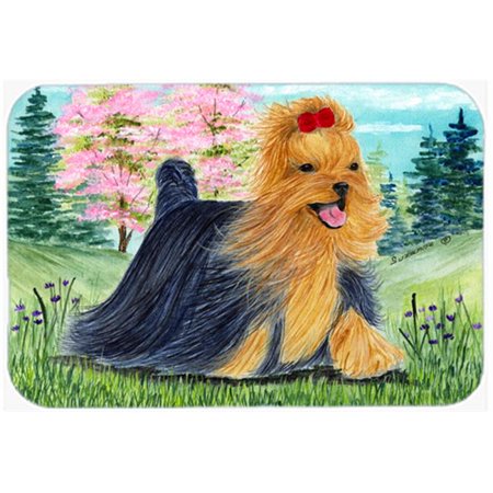 

Yorkie Glass Cutting Board - Large 15 H x 12 L in.